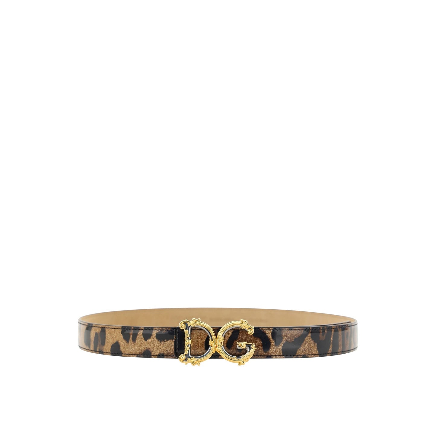 Dolce & Gabbana Leather Logo Belt Women
