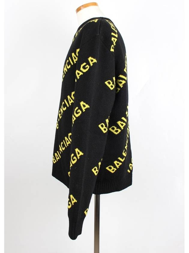 Balenciaga Multi logo knit M