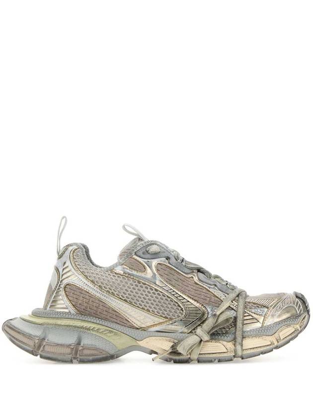 Balenciaga 3XL Mesh Panel Low Top Sneakers Grey