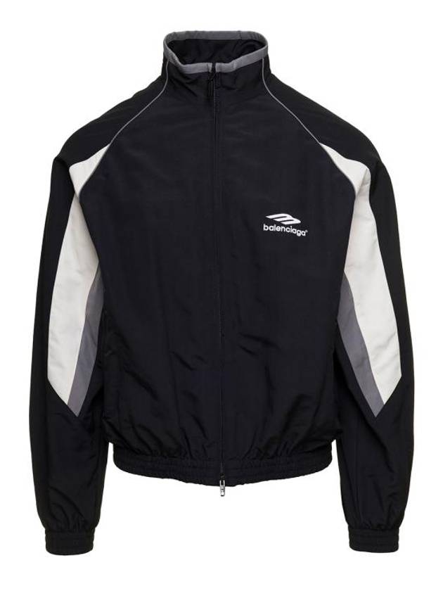Balenciaga 3B Sports Icon Regular Track Jacket Black