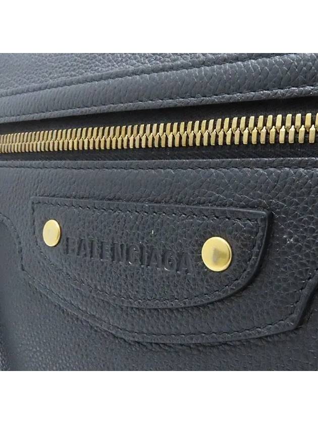 Balenciaga 652490 Black Grain Calfskin Neo Classic Clutch