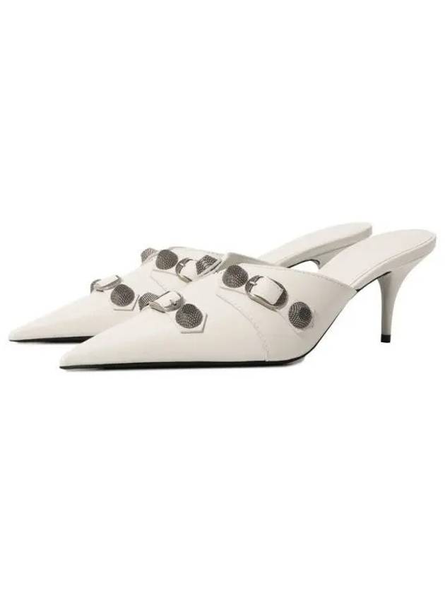 Balenciaga Cagole 70mm Mule Optic White