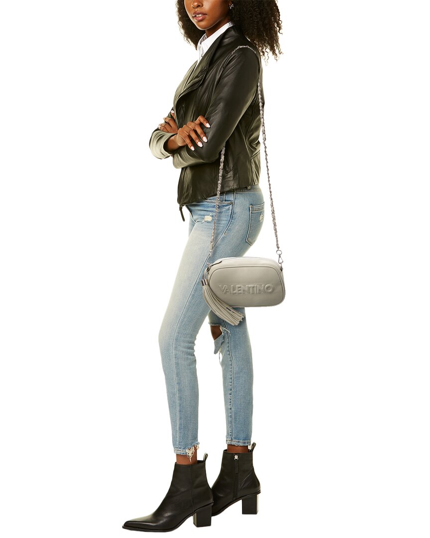 Valentino By Mario Valentino Bella Embossed Leather Crossbody
