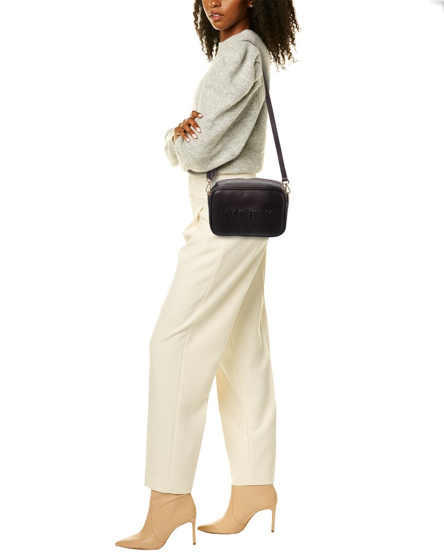 Valentino By Mario Valentino Mia Embossed Leather Crossbody