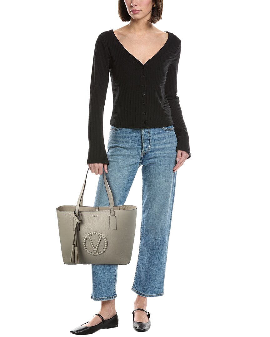 Valentino By Mario Valentino Soho Rock Leather Tote