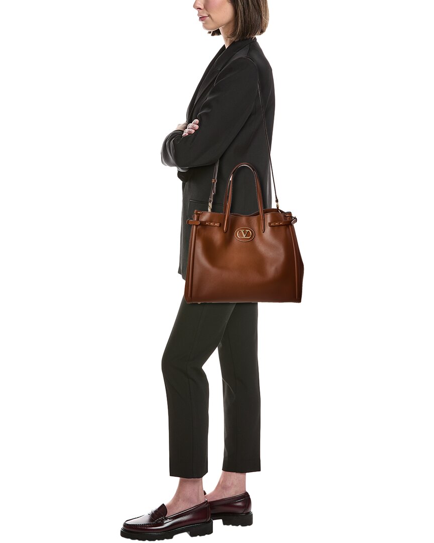 Valentino Antibes Medium Leather Tote