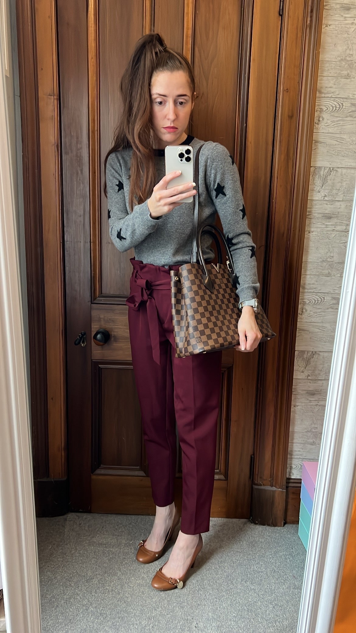 Louis Vuitton Kensington Tote Damier Ebene