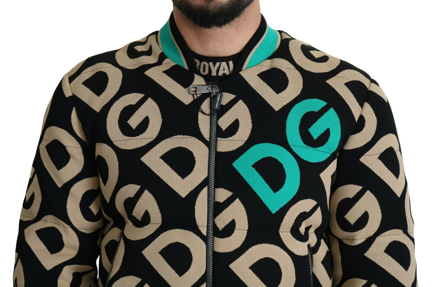 Dolce & Gabbana Multicolor DGMILLENNIALS Logo Print Men's Jacket