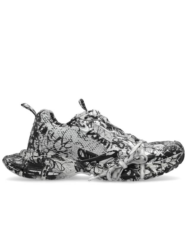 Balenciaga 3XL Extreme Graffiti Low Top Sneakers Grey