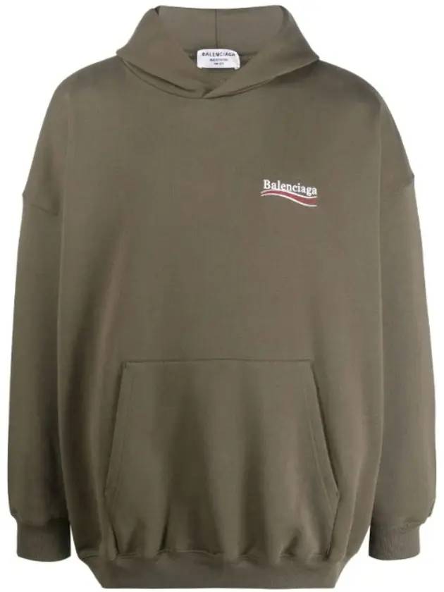 Balenciaga Political Campaign Oversized Fit Hoodie Green