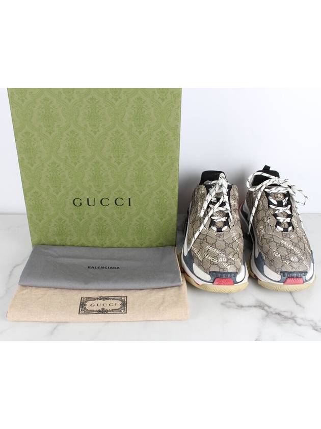 Balenciaga Gucci Hacker Triple S Ebony 40 250