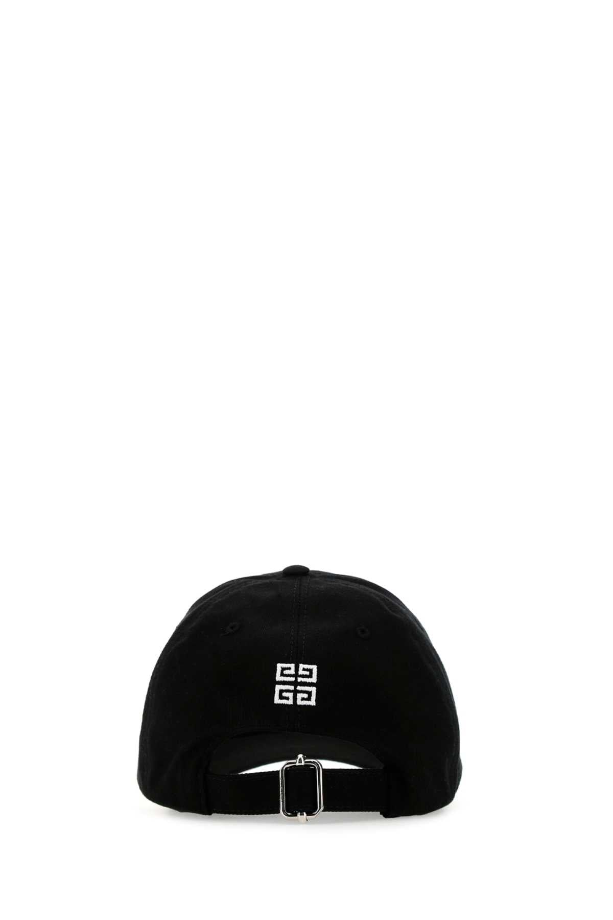 Givenchy Men Black Cotton Baseball Cap