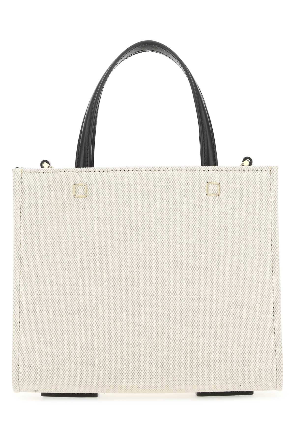 Givenchy Women Ivory Canvas Mini G-Tote Handbag