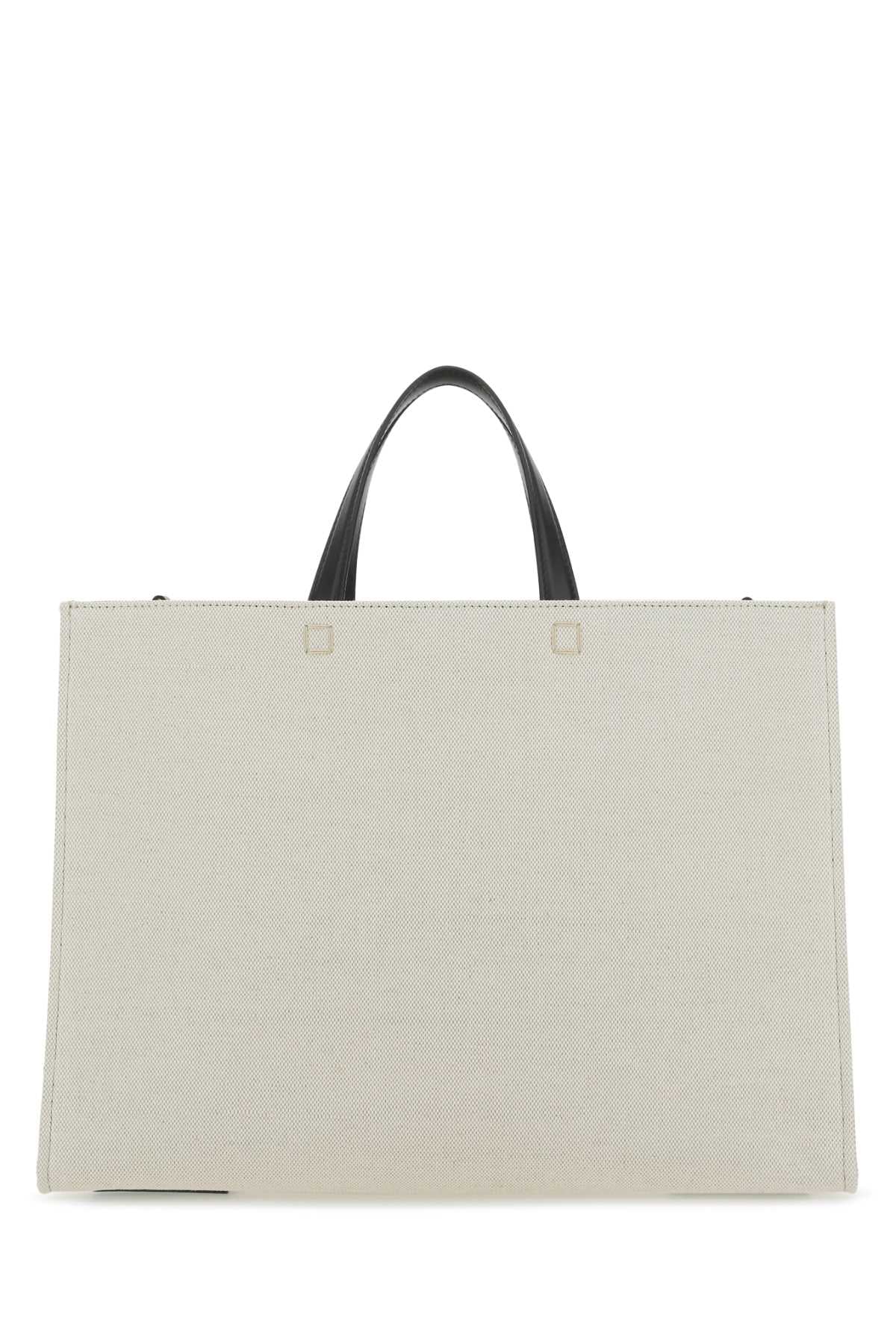 Givenchy Women Ivory Canvas Medium G Shopping Bag