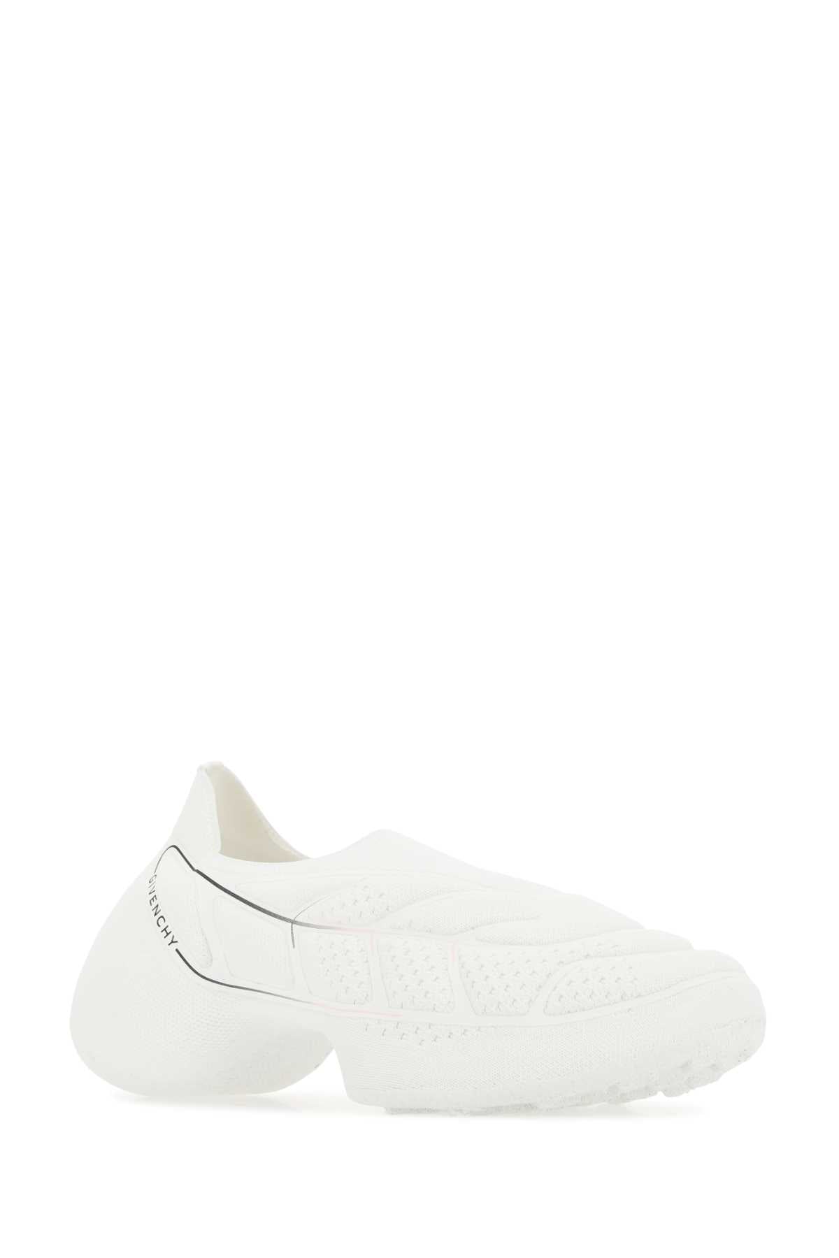 Givenchy Women White Fabric Tk-360+ Slip Ons