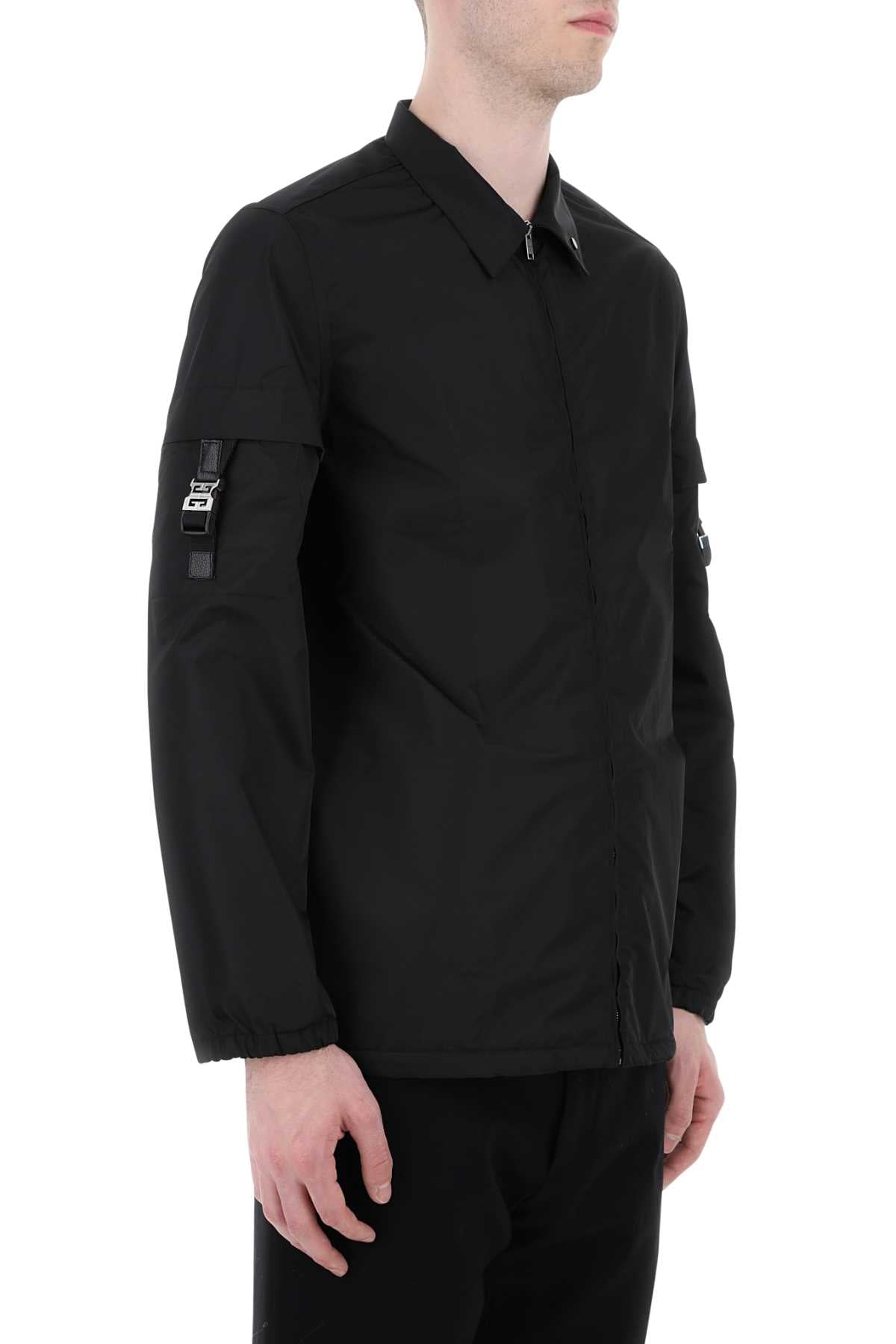 Givenchy Men Black Polyester Shirt