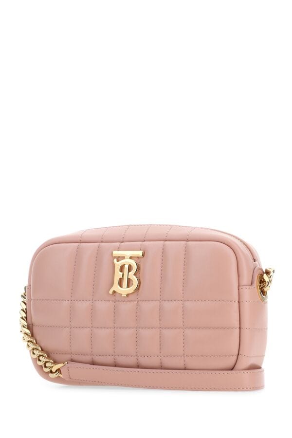Burberry Woman Pink Nappa Leather Small Lola Crossbody Bag
