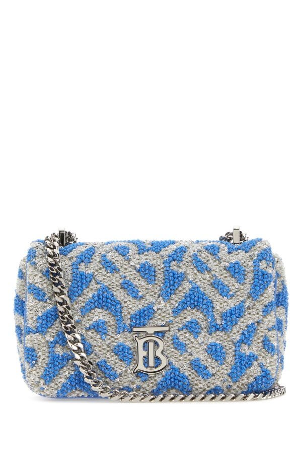 Burberry Woman Embroidered Fabric Mini Lola Shoulder Bag