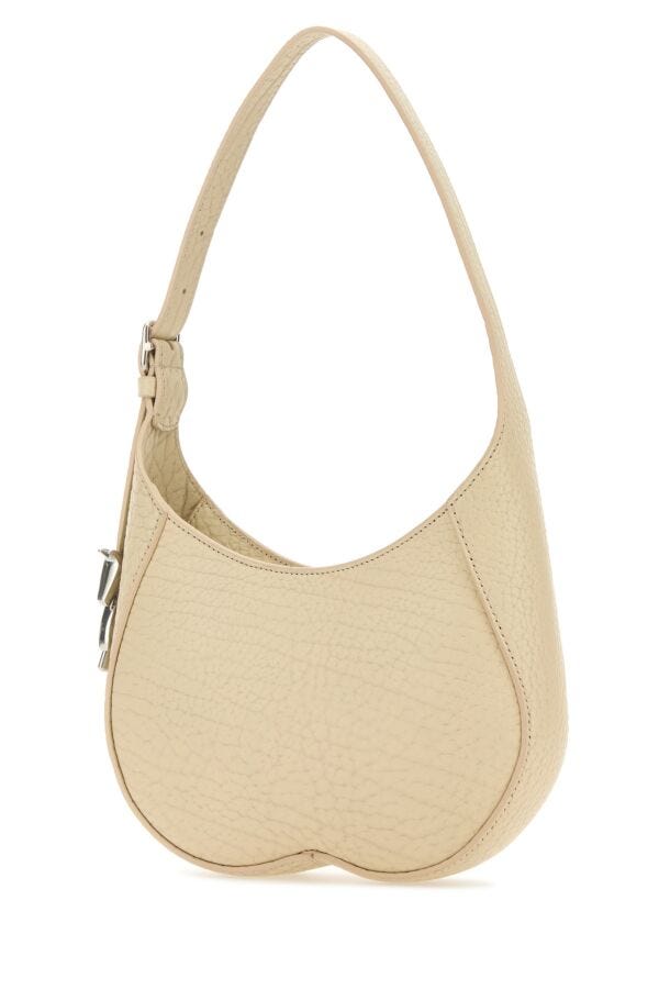Burberry Woman Sand Leather Small Chess Shoulder Bag