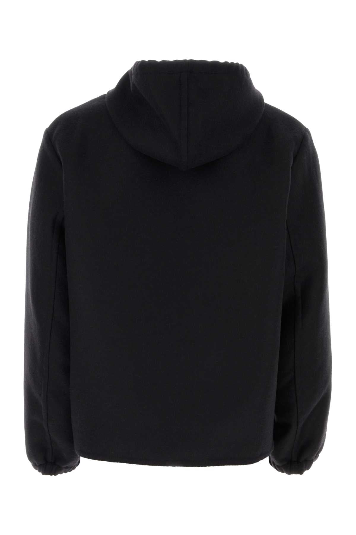 Givenchy Men Black Wool Blend Sweatshirt