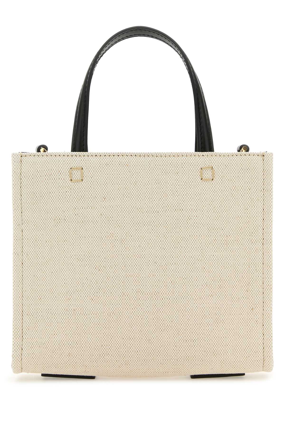 Givenchy Women Sand Canvas Mini G-Tote Handbag