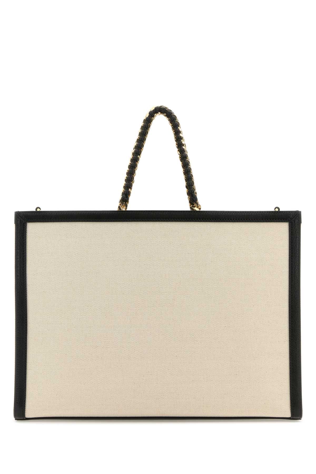 Givenchy Women Two-Tone Canvas And Leather Medium G-Tote Handbag