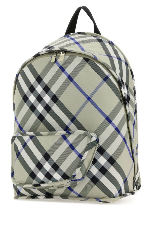 Burberry Man Printed Nylon Shield Backpack