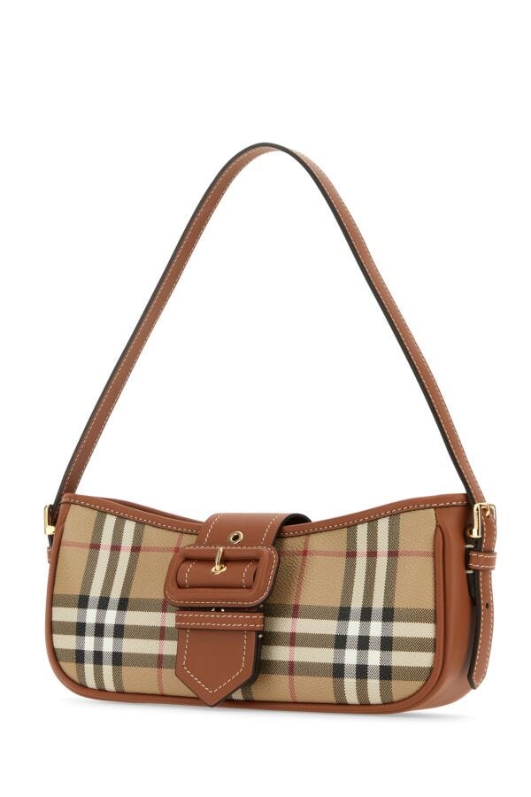 Burberry Woman Printed Canvas Sling Shoulder Bag