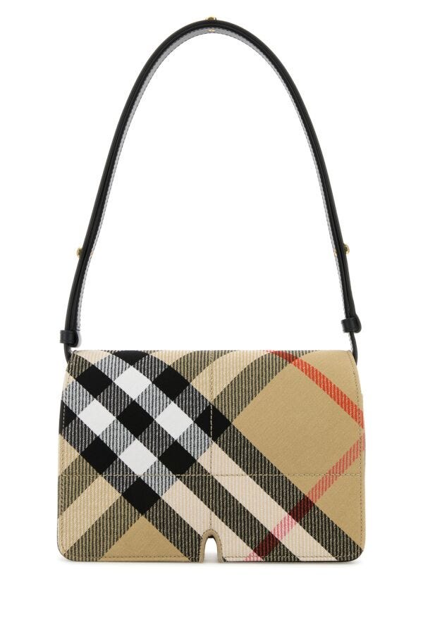 Burberry Woman Printed Canvas Snip Shoulder Bag