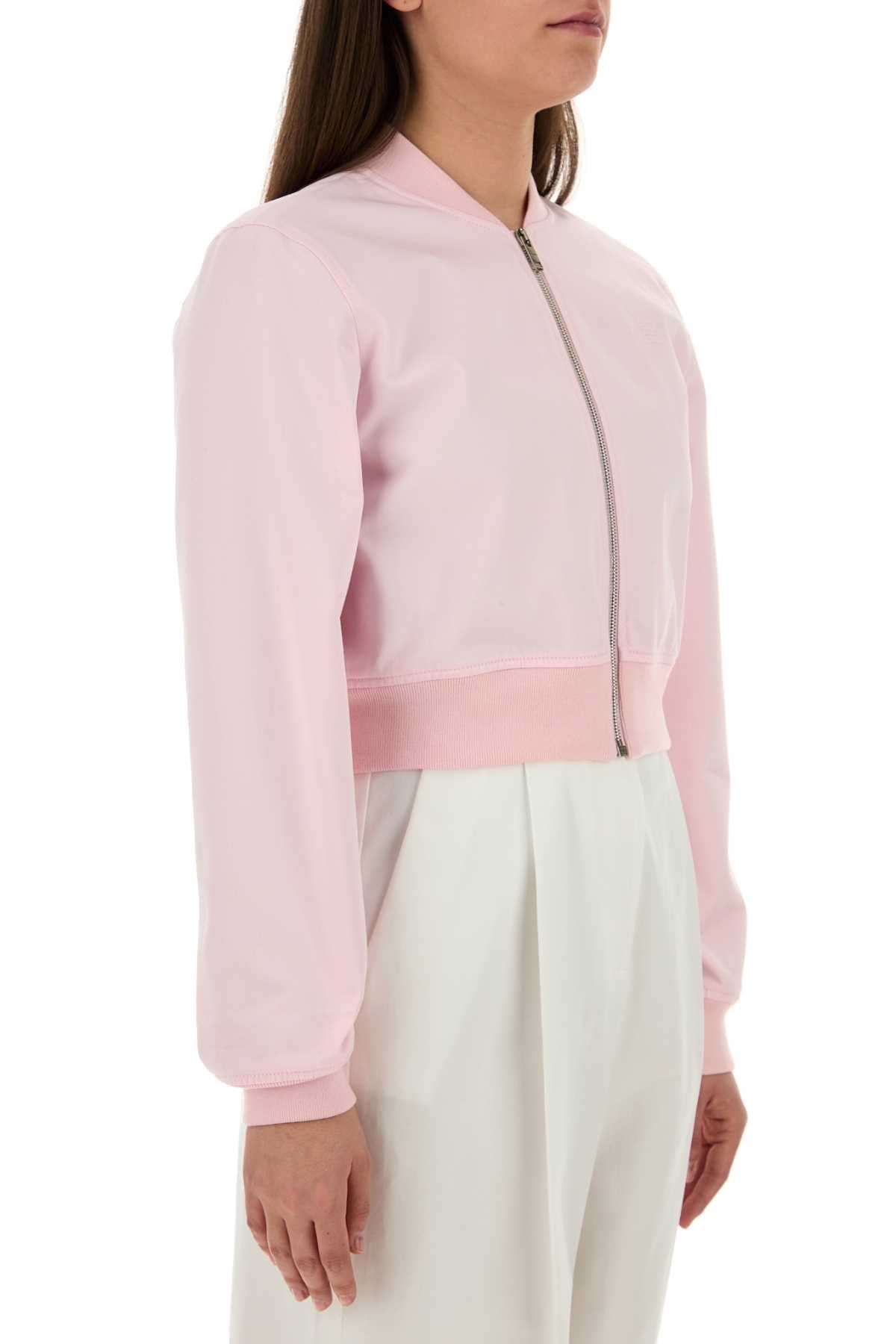 Givenchy Women Pink Cotton Bomber Jacket