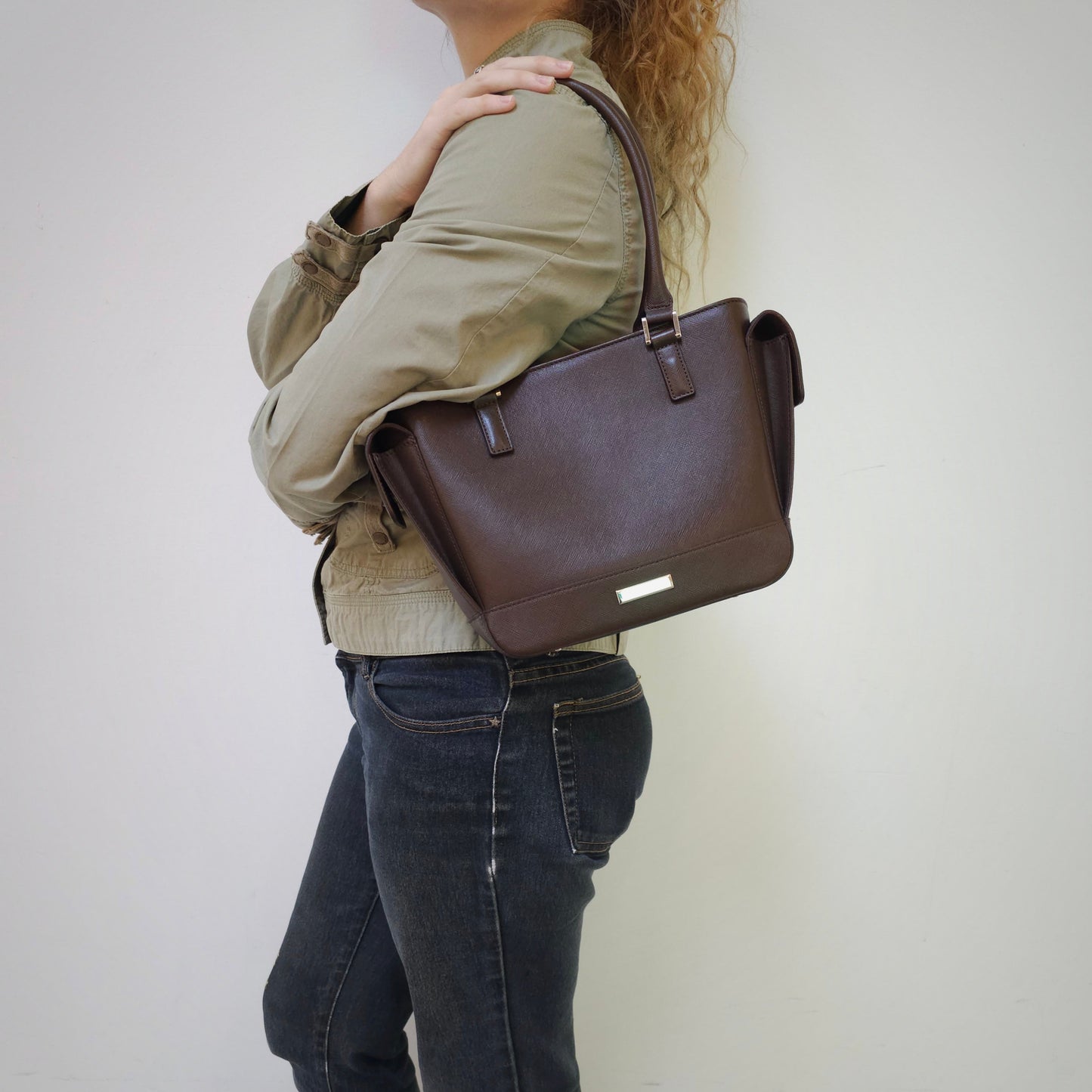 Burberry Calfskin Shoulder Bag TWS