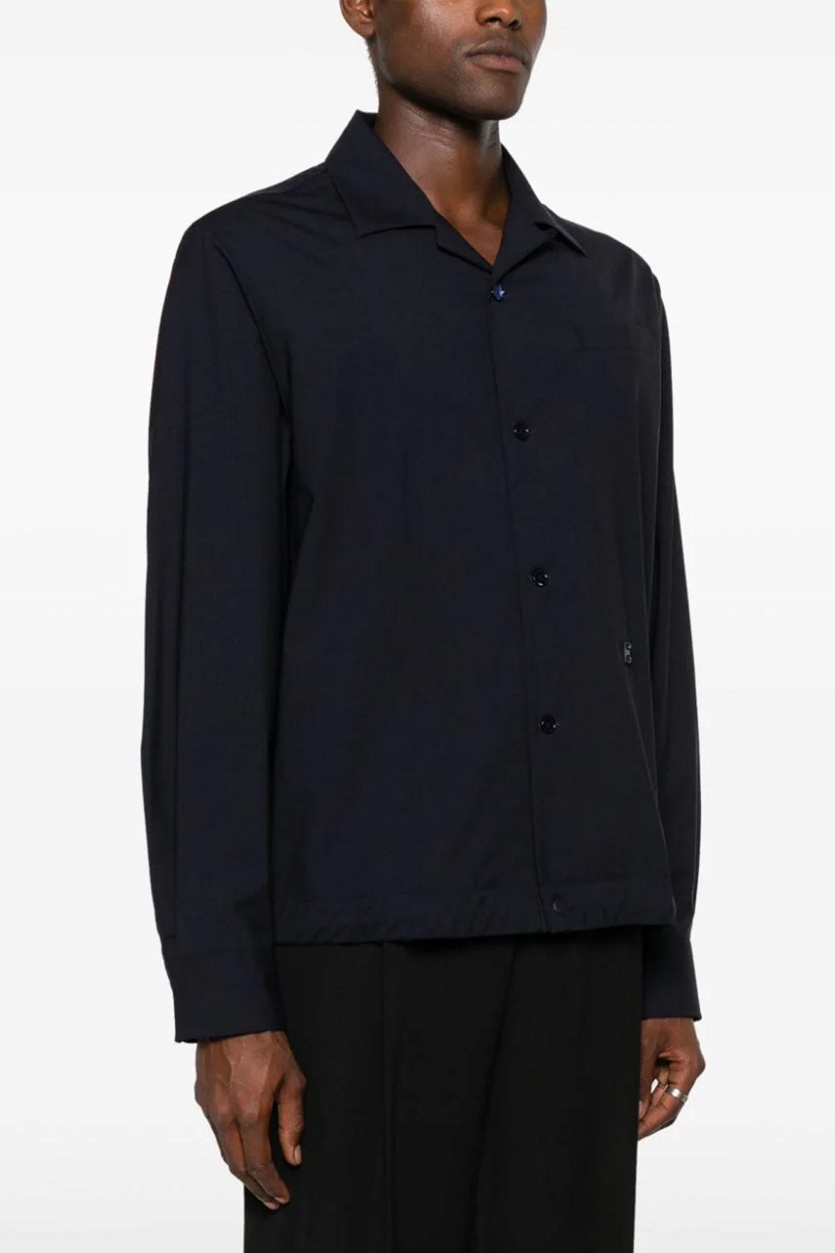 Givenchy Men Logo Plaque Shirt
