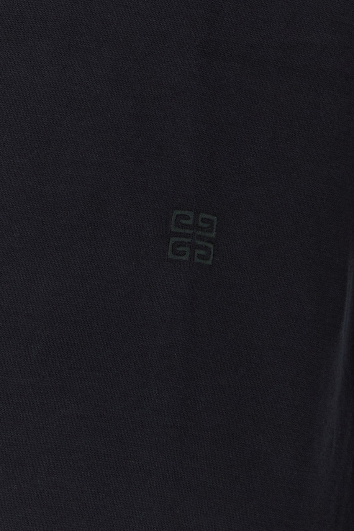 Givenchy Men Midnight Blue Cotton Blend Sweater