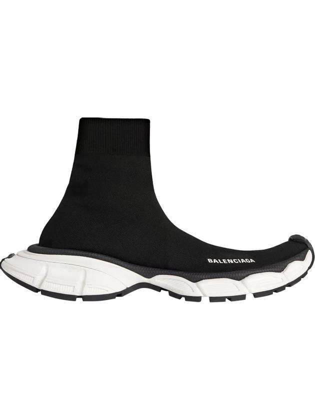 Balenciaga 3XL Sock Recycled Knit Low Top Sneakers Black