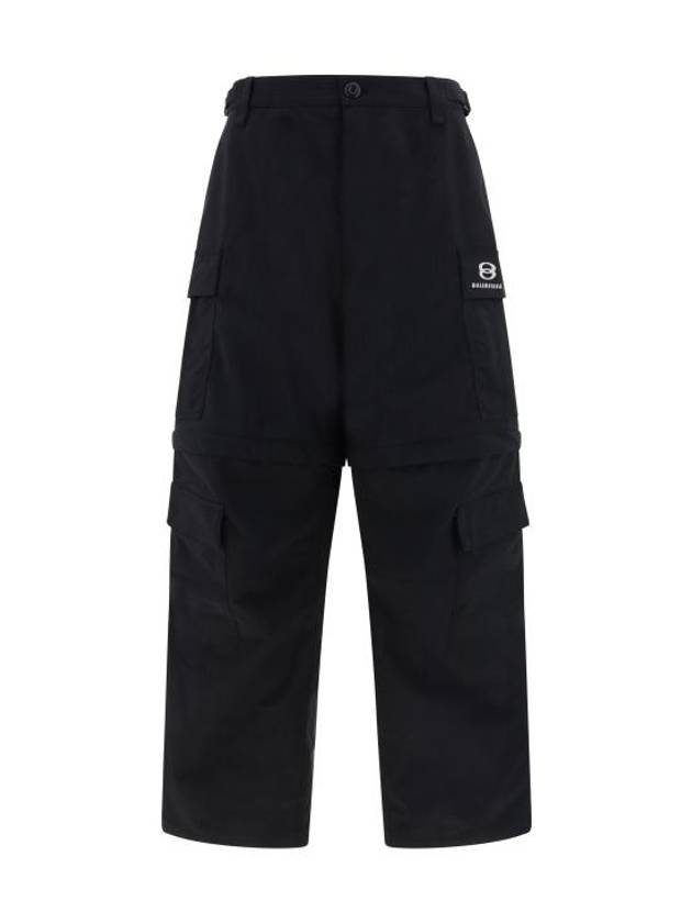 Balenciaga Unity Sports Icon Cargo Straight Pants Black