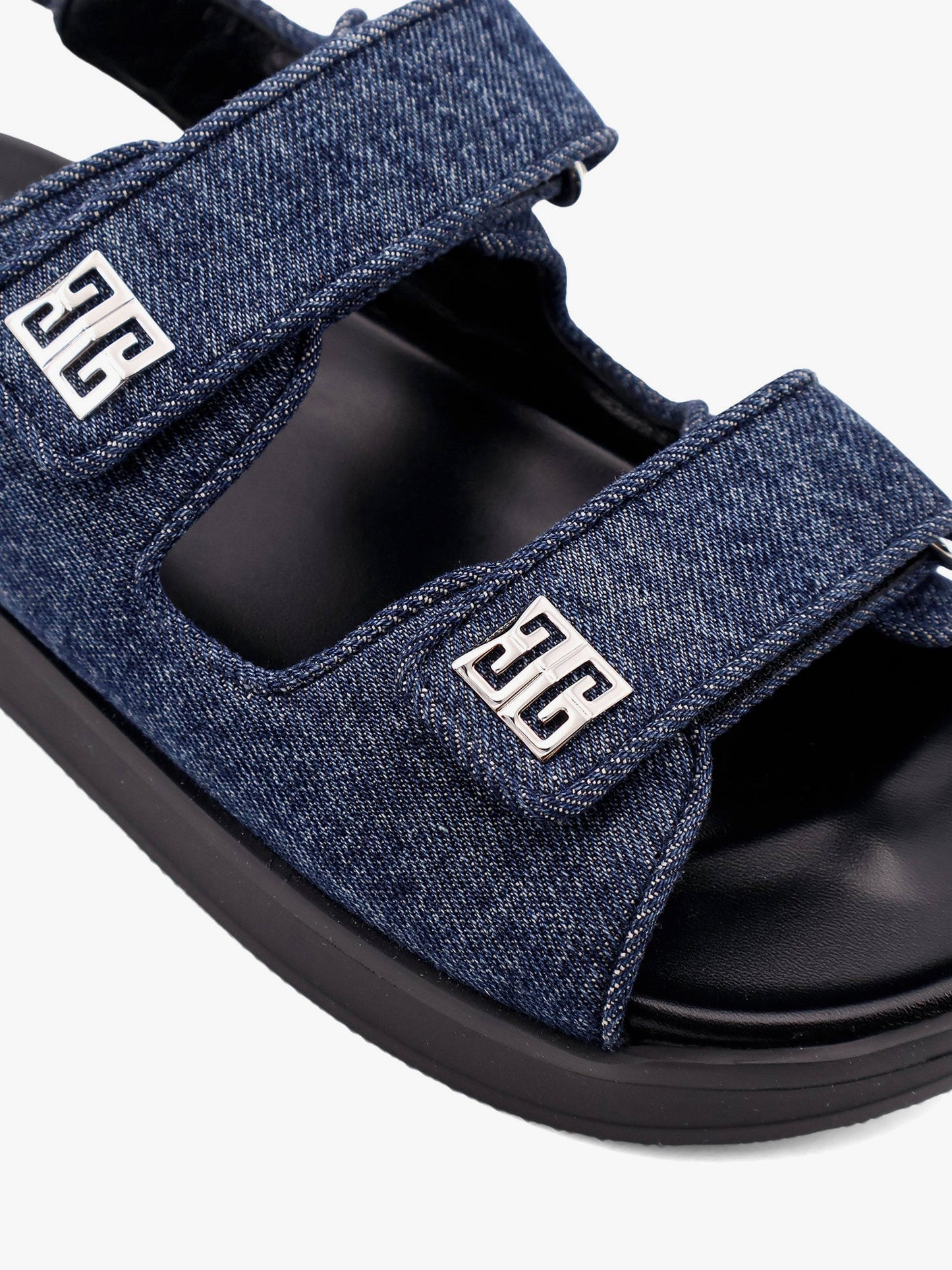 Givenchy Women Strap Flat Denim Sandals