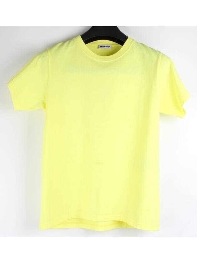 Balenciaga Back logo neon short sleeve t shirt M