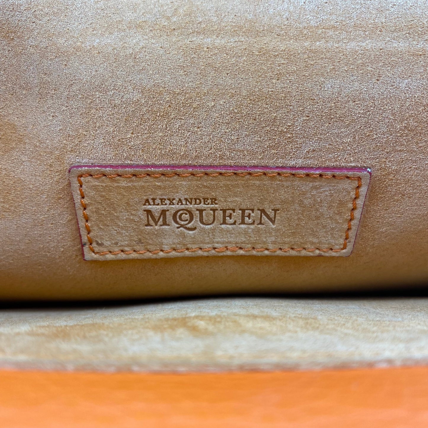 Alexander McQueen Red Chain Bag