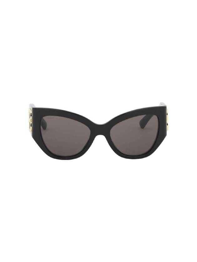 Balenciaga BB Logo Cat-Eye Sunglasses Black