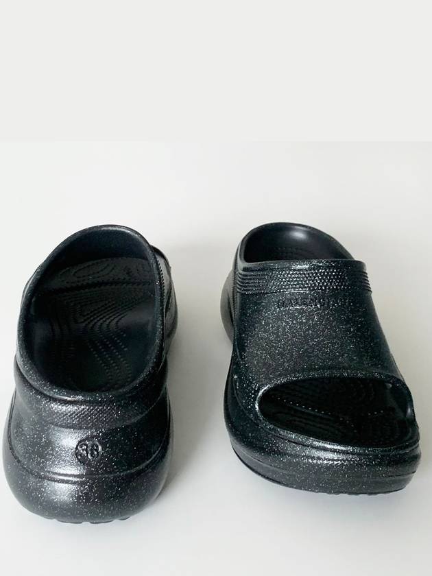 Balenciaga Pool Platform Slipper Black