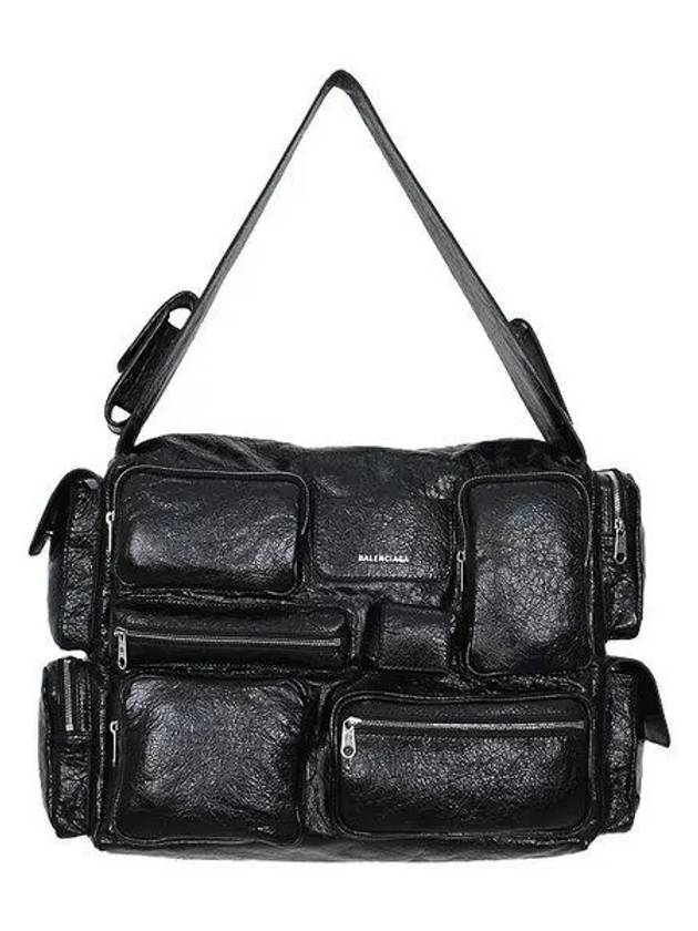 Balenciaga Superbusy Large Shoulder Bag Black