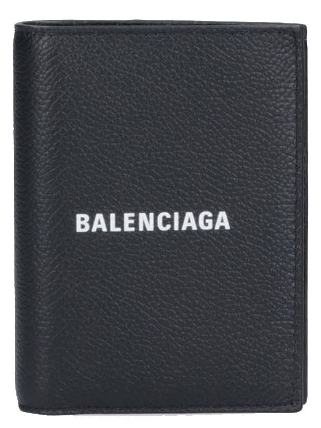 Balenciaga Cash Vertical Half Wallet Black