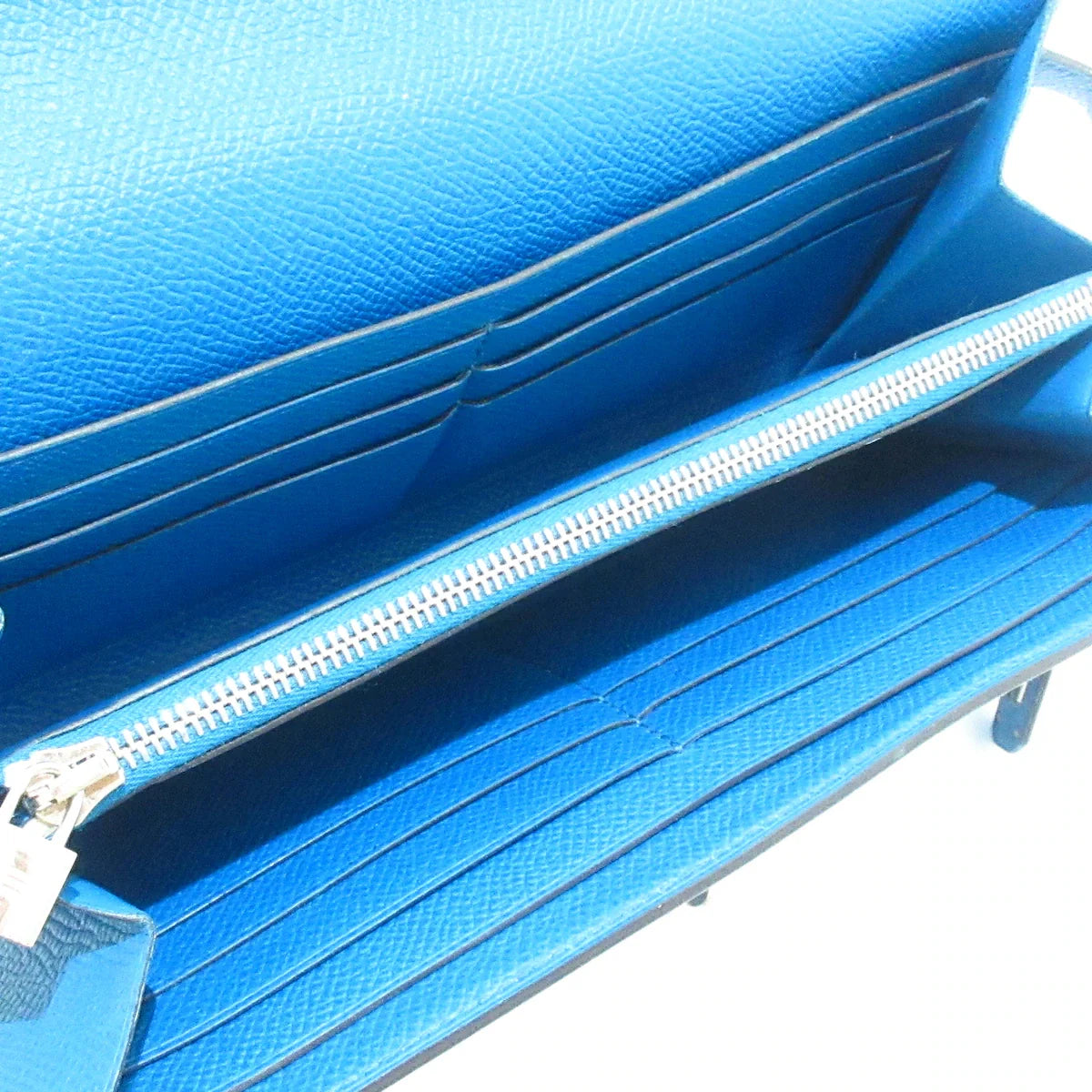 HERMES - Blue Kelly Long Wallet