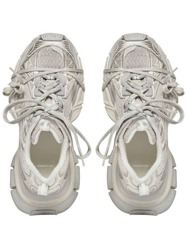 Balenciaga 3XL Mesh Panel Low Top Sneakers Grey