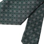 Dolce & Gabbana Green Silk Branded Logo Adjustable Men Men's Tie