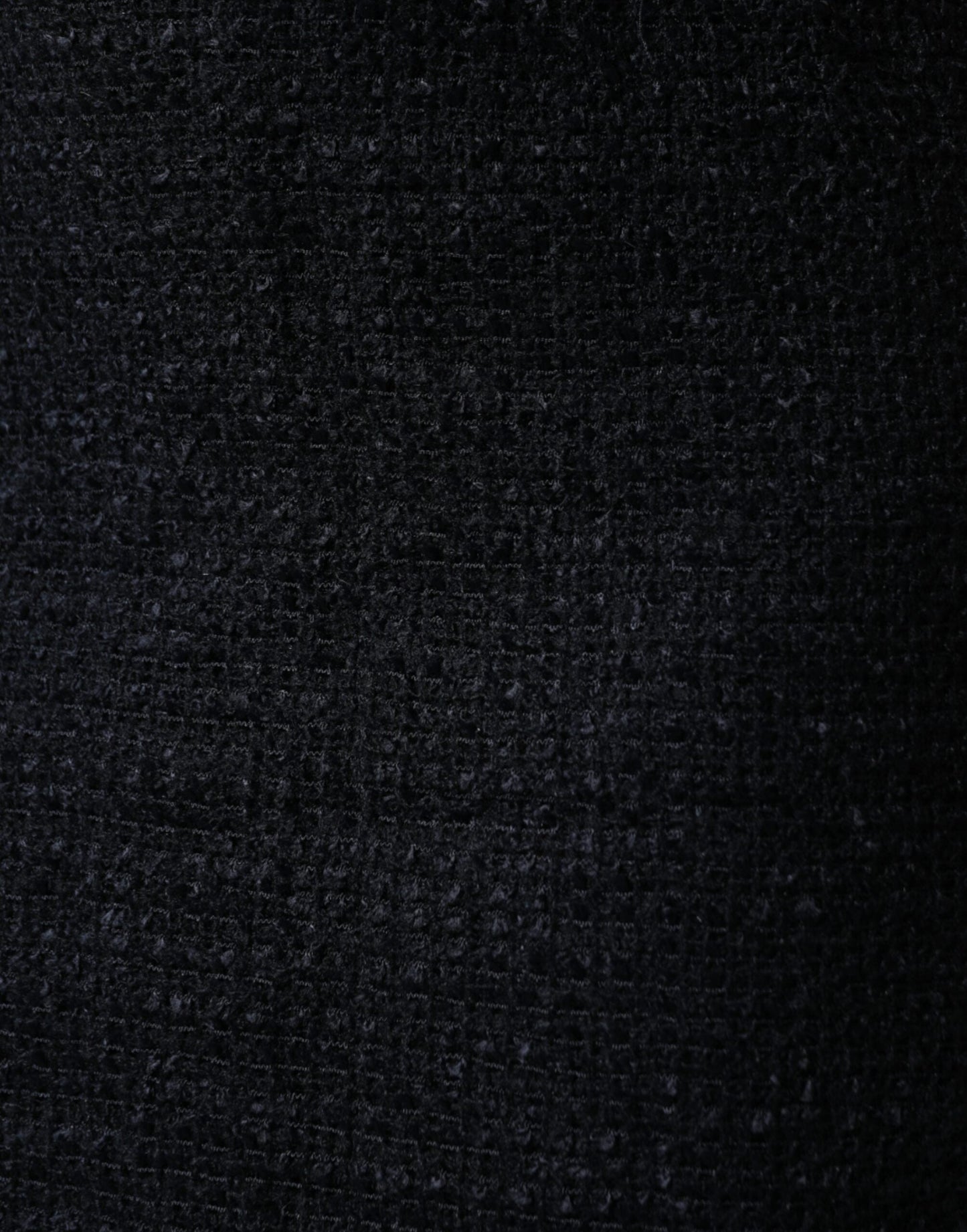 Dolce & Gabbana Black Virgin Wool Pencil Cut Midi Women's Skirt