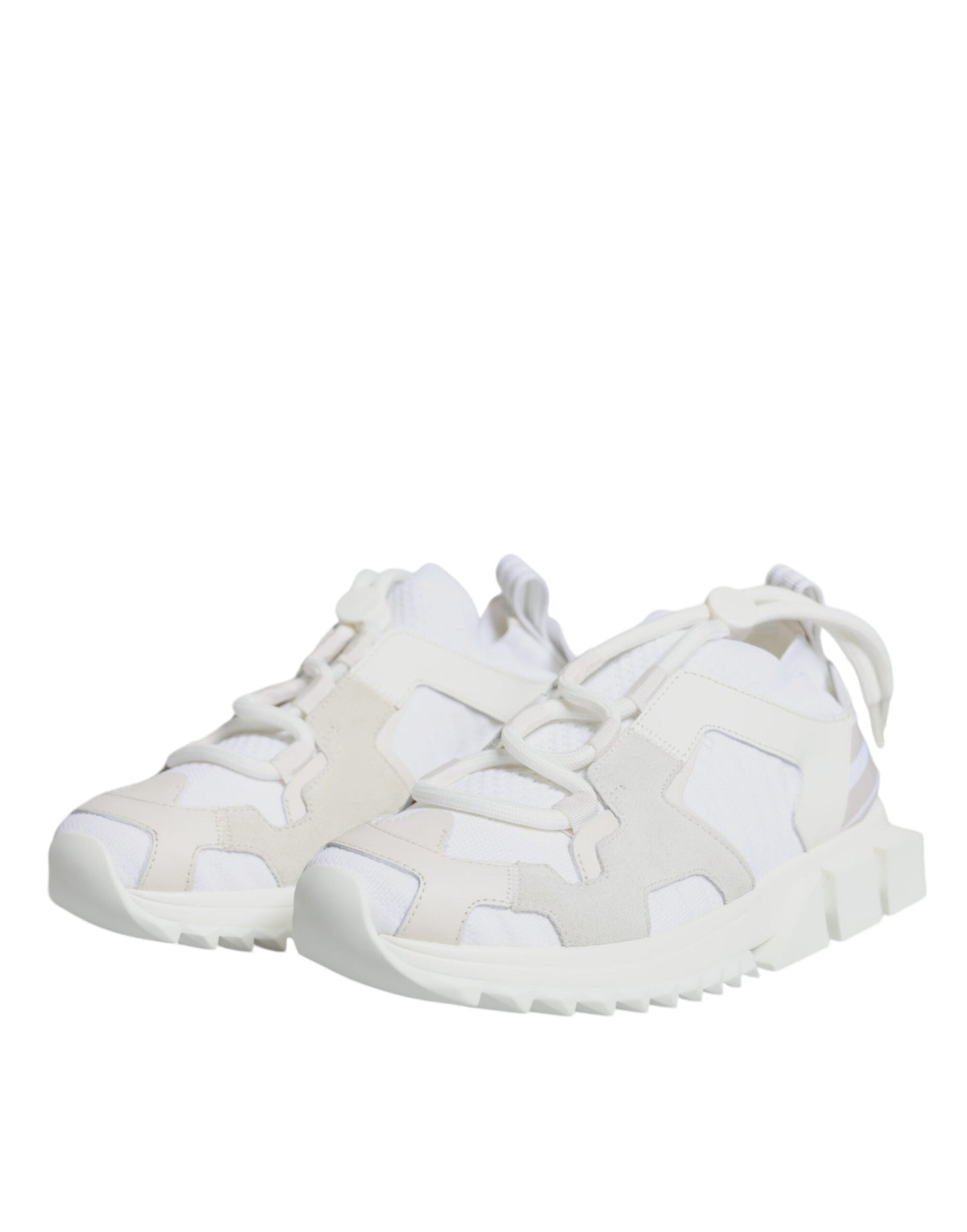 Dolce & Gabbana White Mesh Sorrento Trekking Sneakers Women's Shoes ()