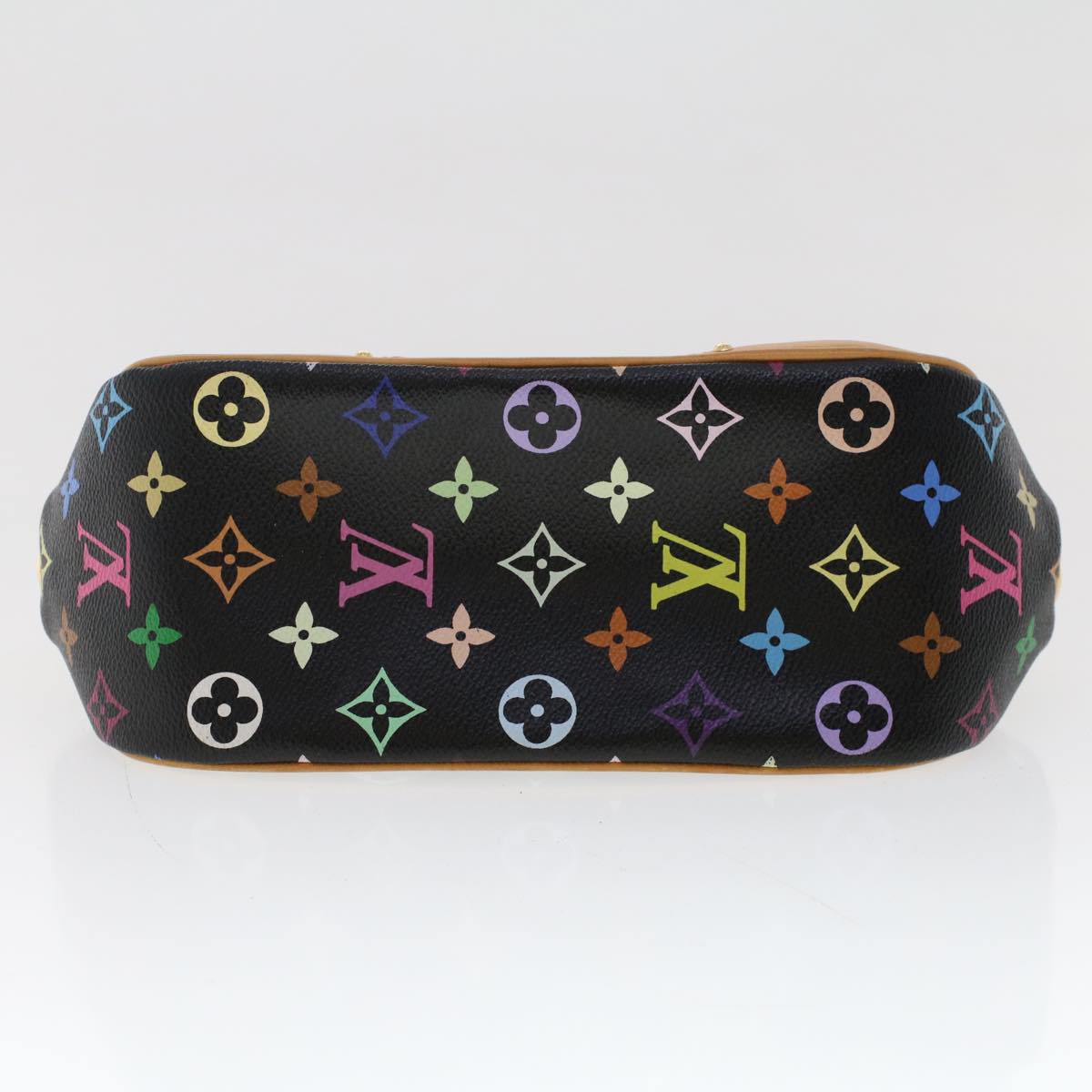 LOUIS VUITTON Monogram Multicolor Marilyn Shoulder Bag Black LV 46978