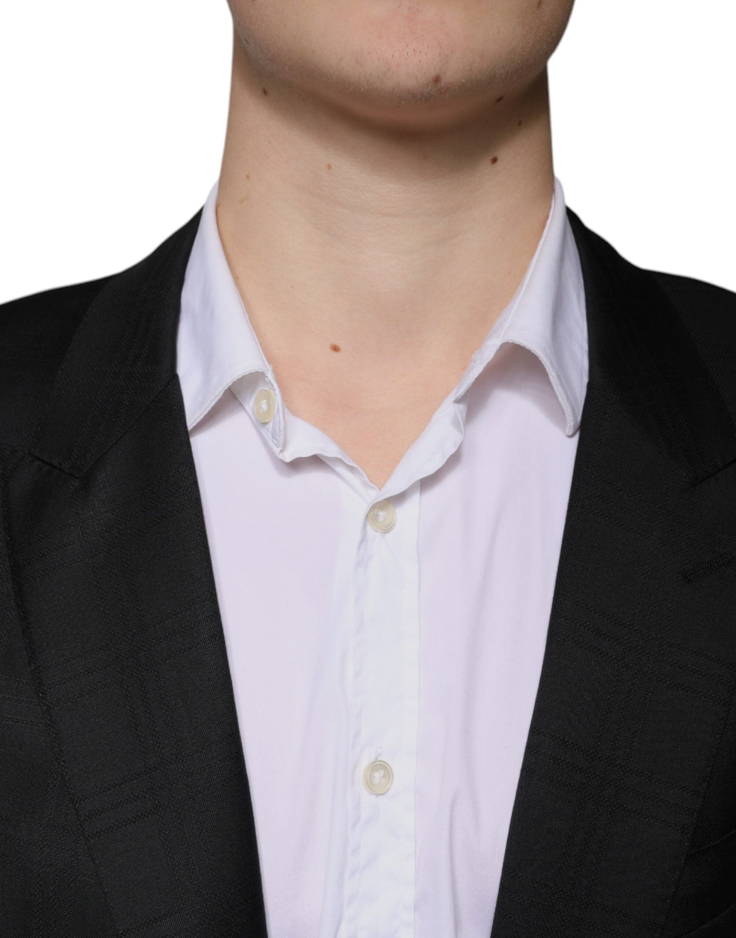 Dolce & Gabbana Black Wool Single Breasted Formal Men's Suit