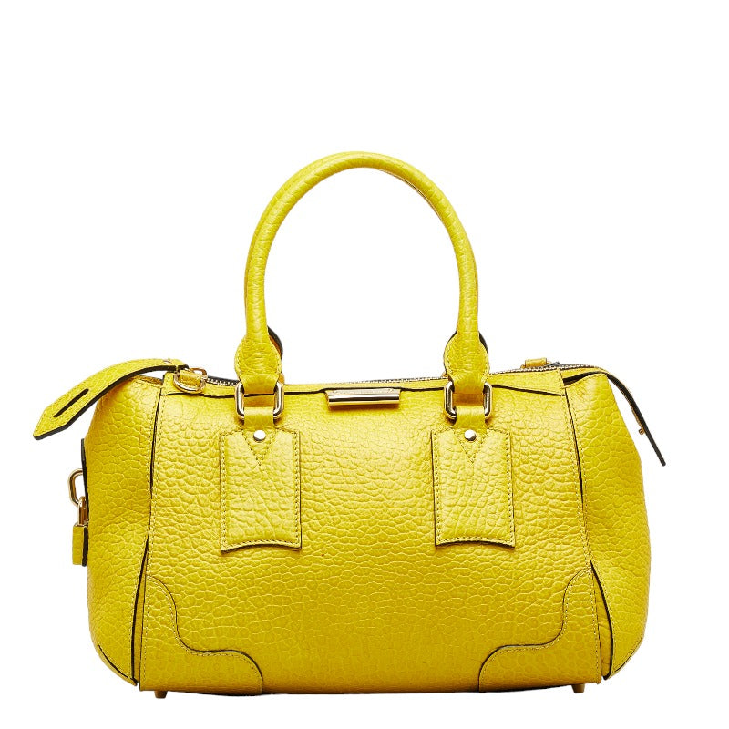 Burberry Bag 2WAY Yellow Leather